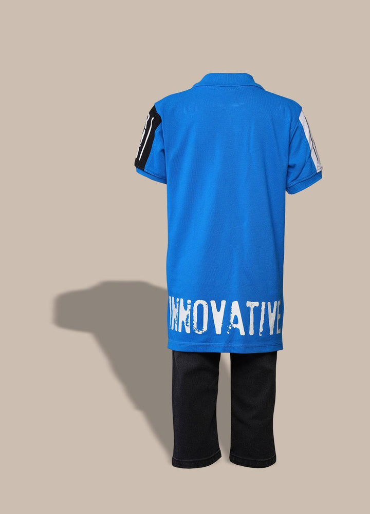 Sanaulla Exclusive Range  Fancy Suit for Boys -  350699 Royal Blue