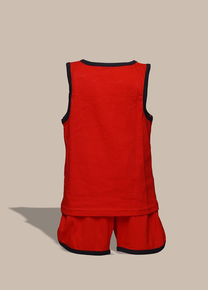 Sanaulla Exclusive Range  Fancy Suit for Boys -  351737 Red