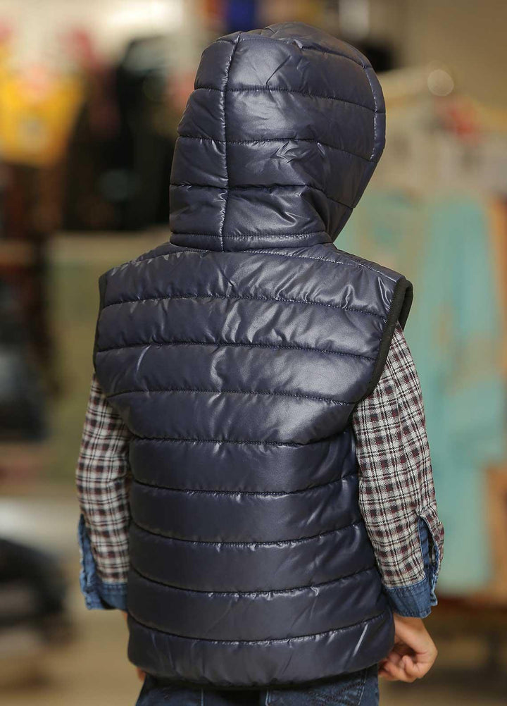 Sanaulla Exclusive Range  Casual Jackets for Kids -  105532 Navy Blue