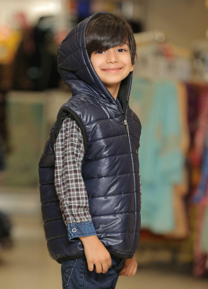 Sanaulla Exclusive Range  Casual Jackets for Kids -  105532 Navy Blue