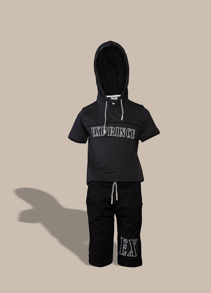 Sanaulla Exclusive Range  Fancy Suit for Boys -  345970 Dark Grey