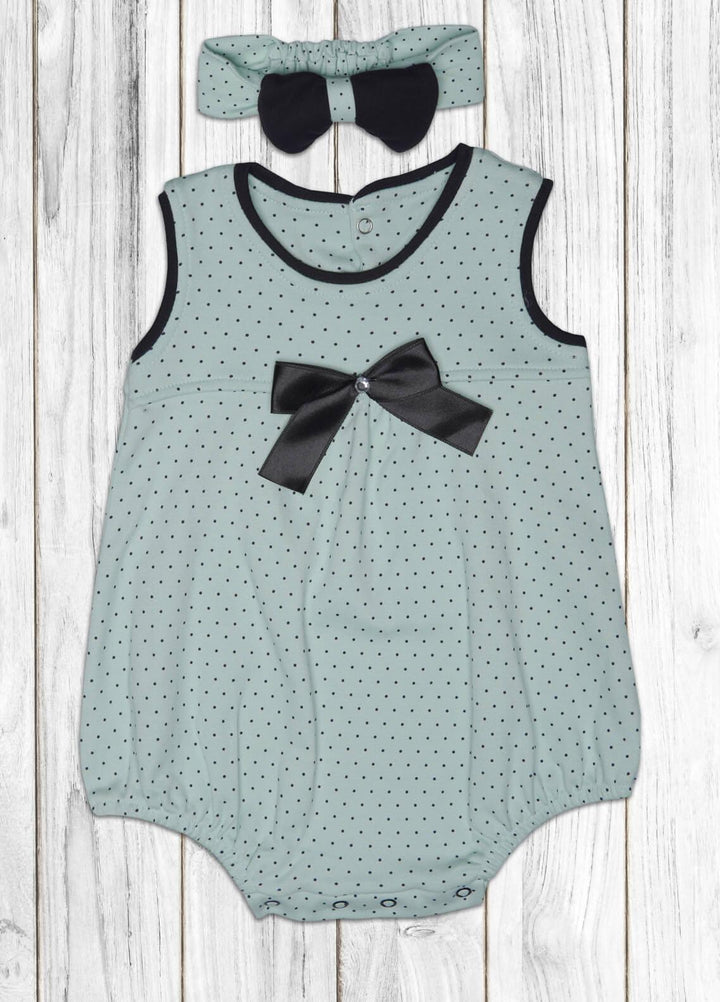 Sanaulla Exclusive Range  Fancy Romper for Kids -  D-4145 Pista