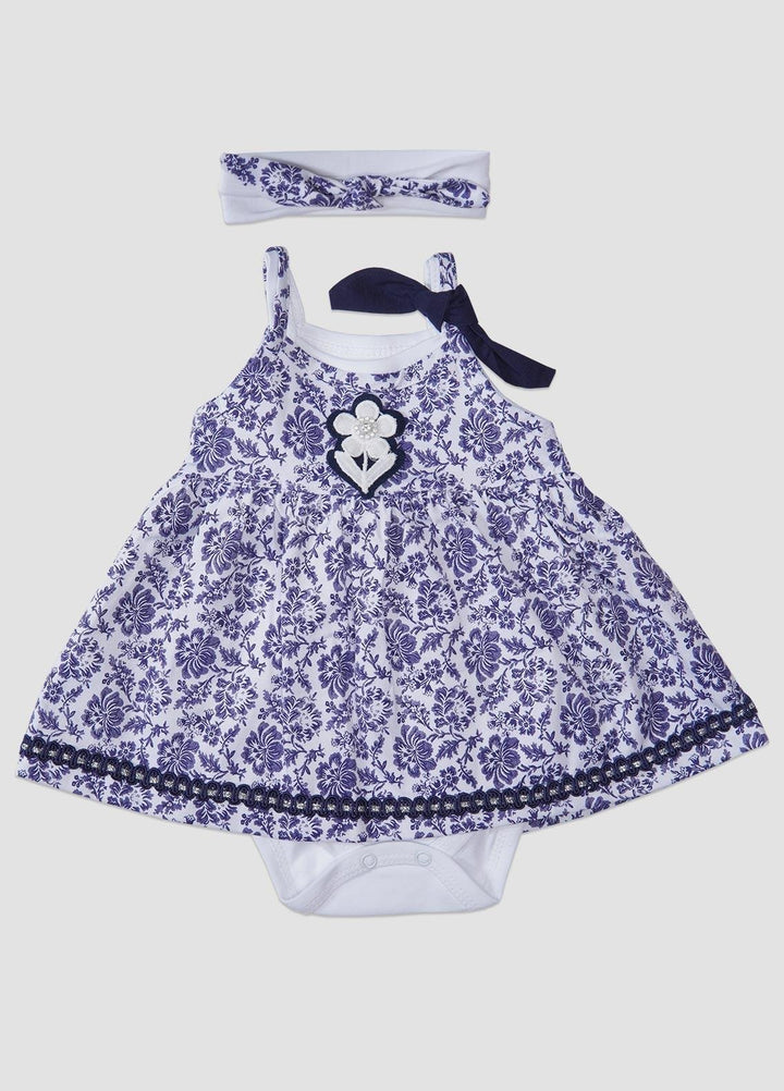 Sanaulla Exclusive Range  Fancy Frock for Girls -  125 Purple