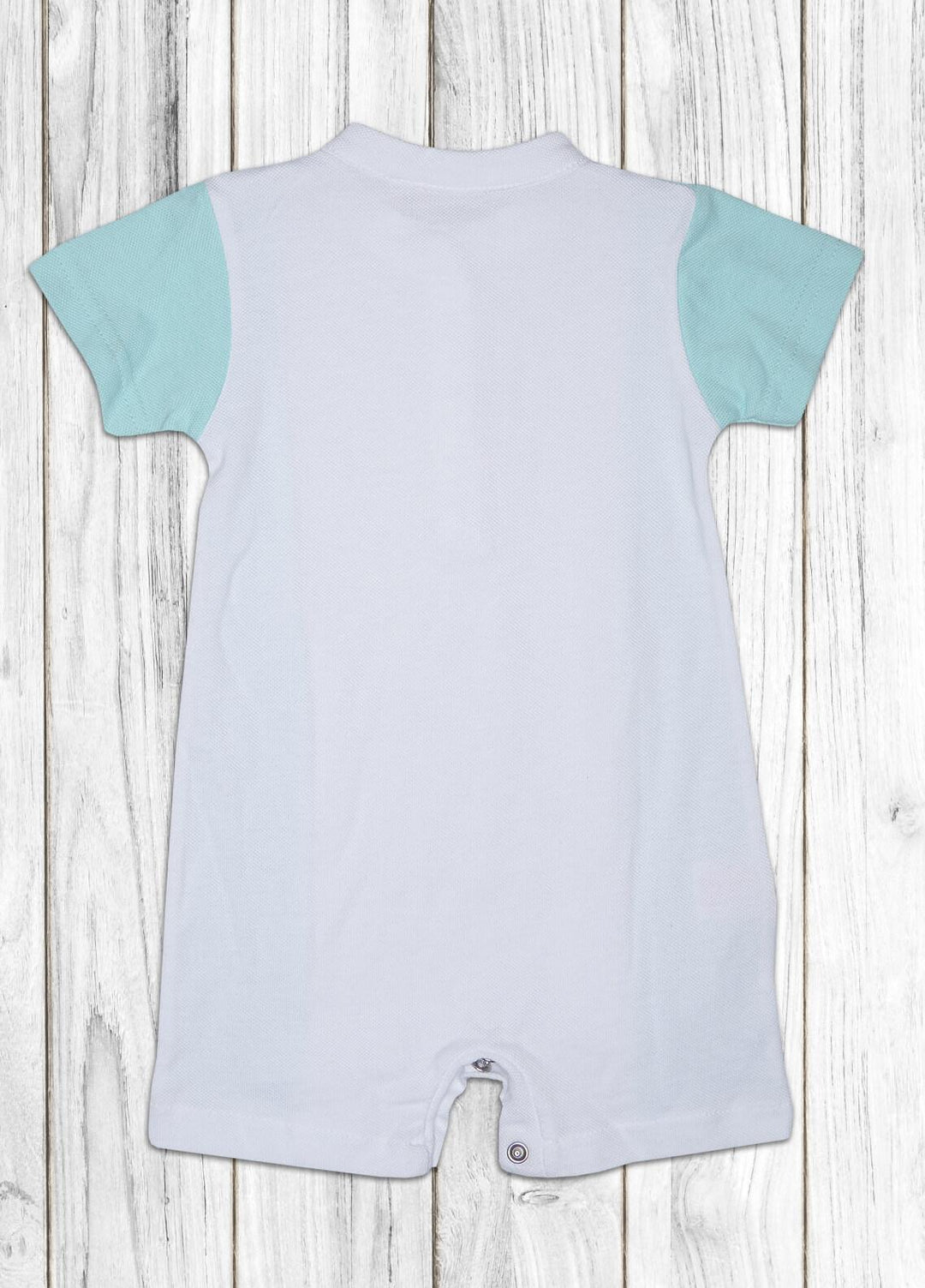 Sanaulla Exclusive Range  Fancy Kids Romper -  8114 Ferozi