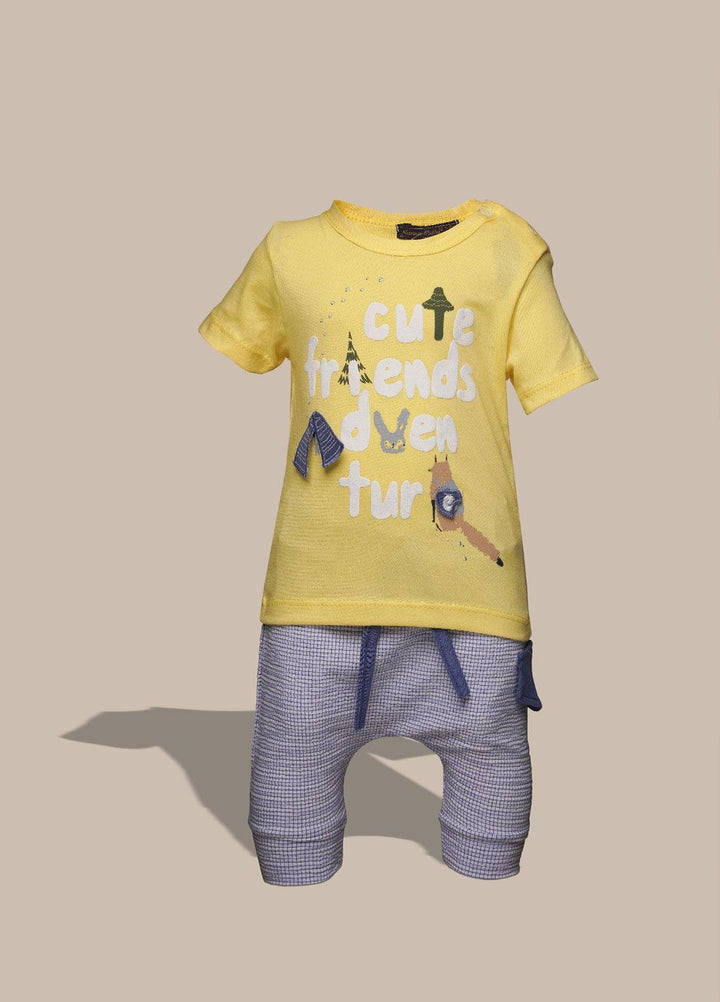 Sanaulla Exclusive Range  Fancy Suit for Boys -  349019 Yellow