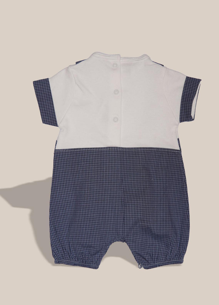 Sanaulla Exclusive Range  Fancy Romper for Boys -  63491 Blue