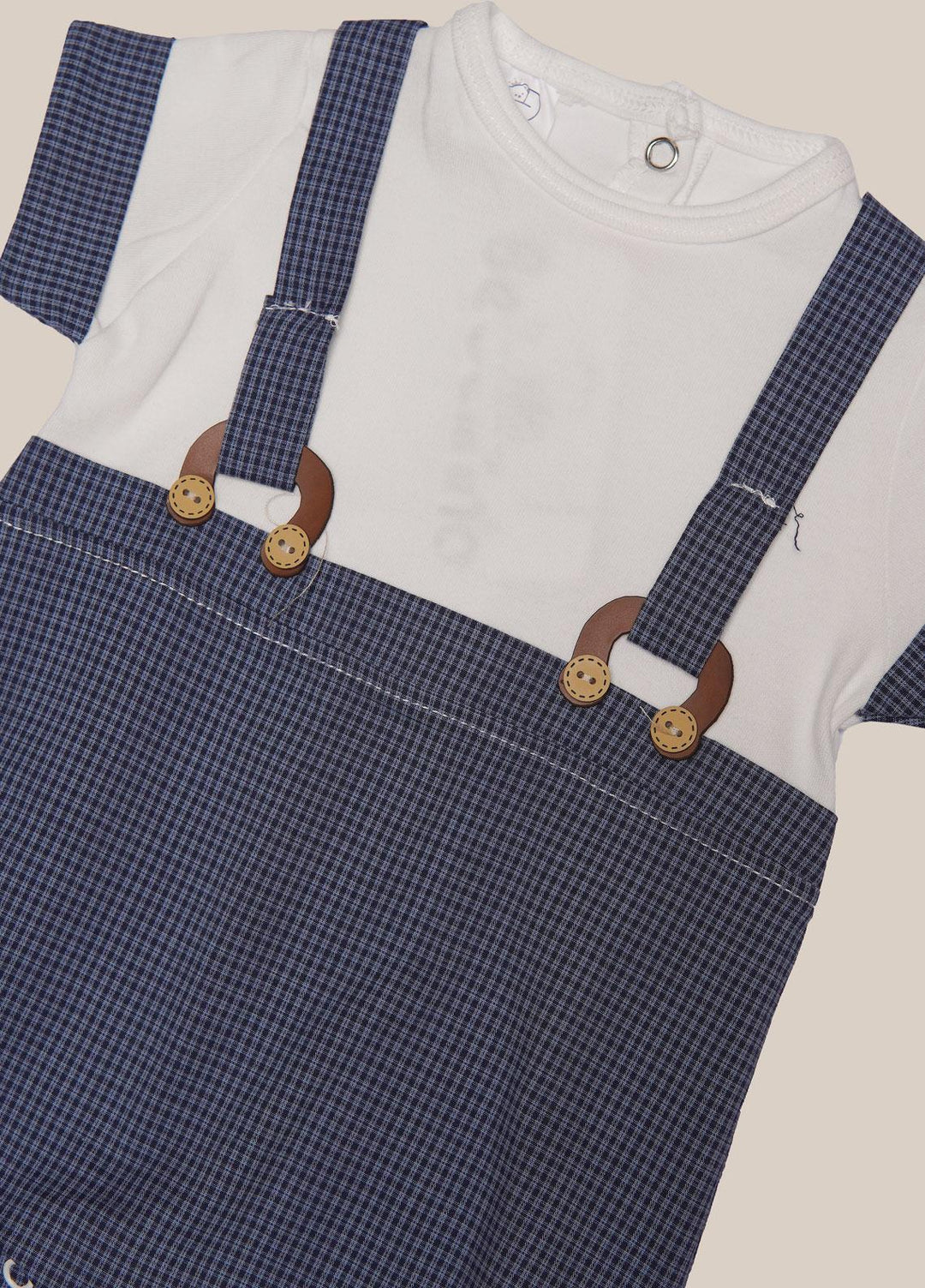 Sanaulla Exclusive Range  Fancy Romper for Boys -  63491 Blue
