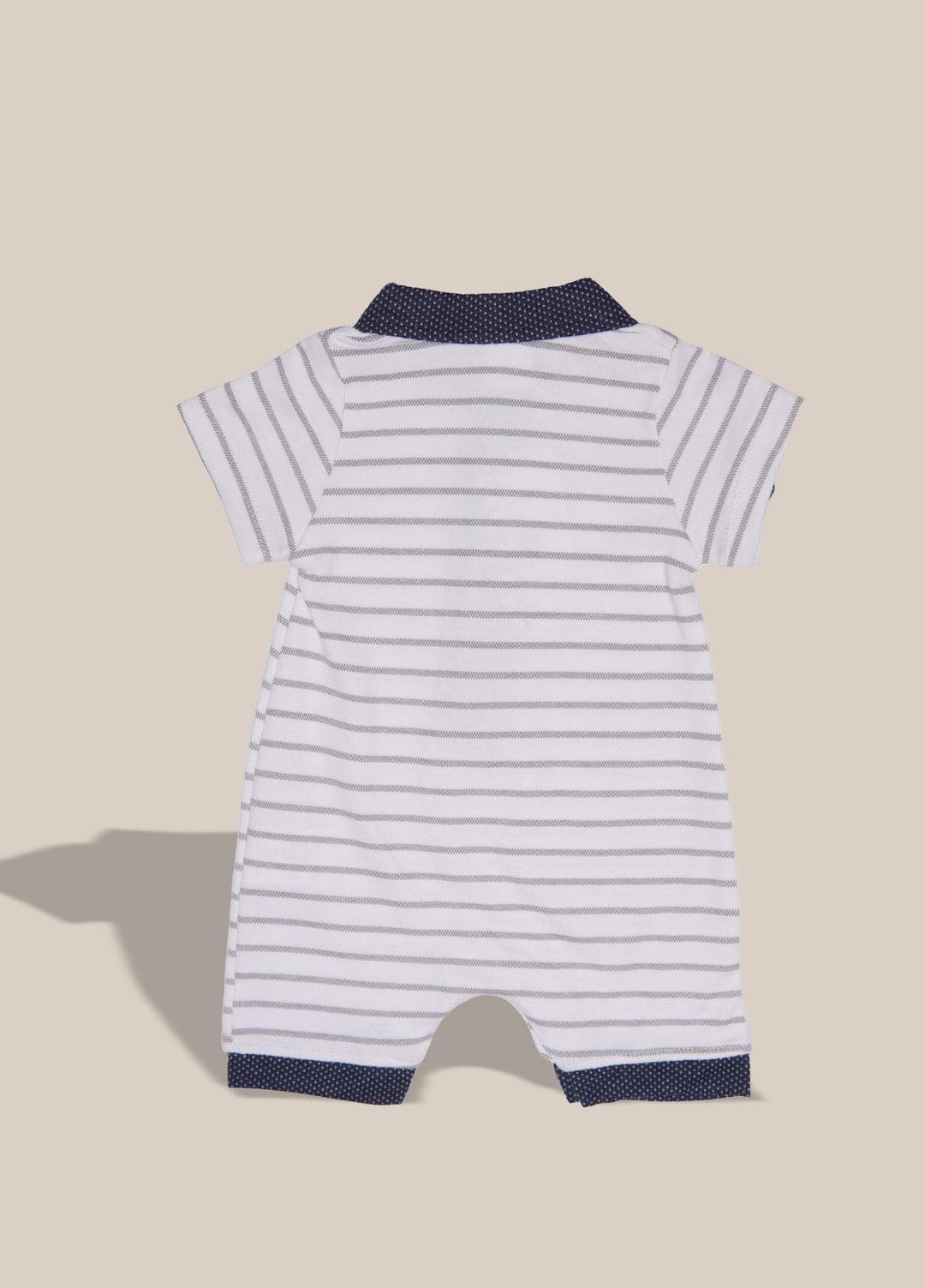 Sanaulla Exclusive Range  Fancy Romper for Boys -  5013 White