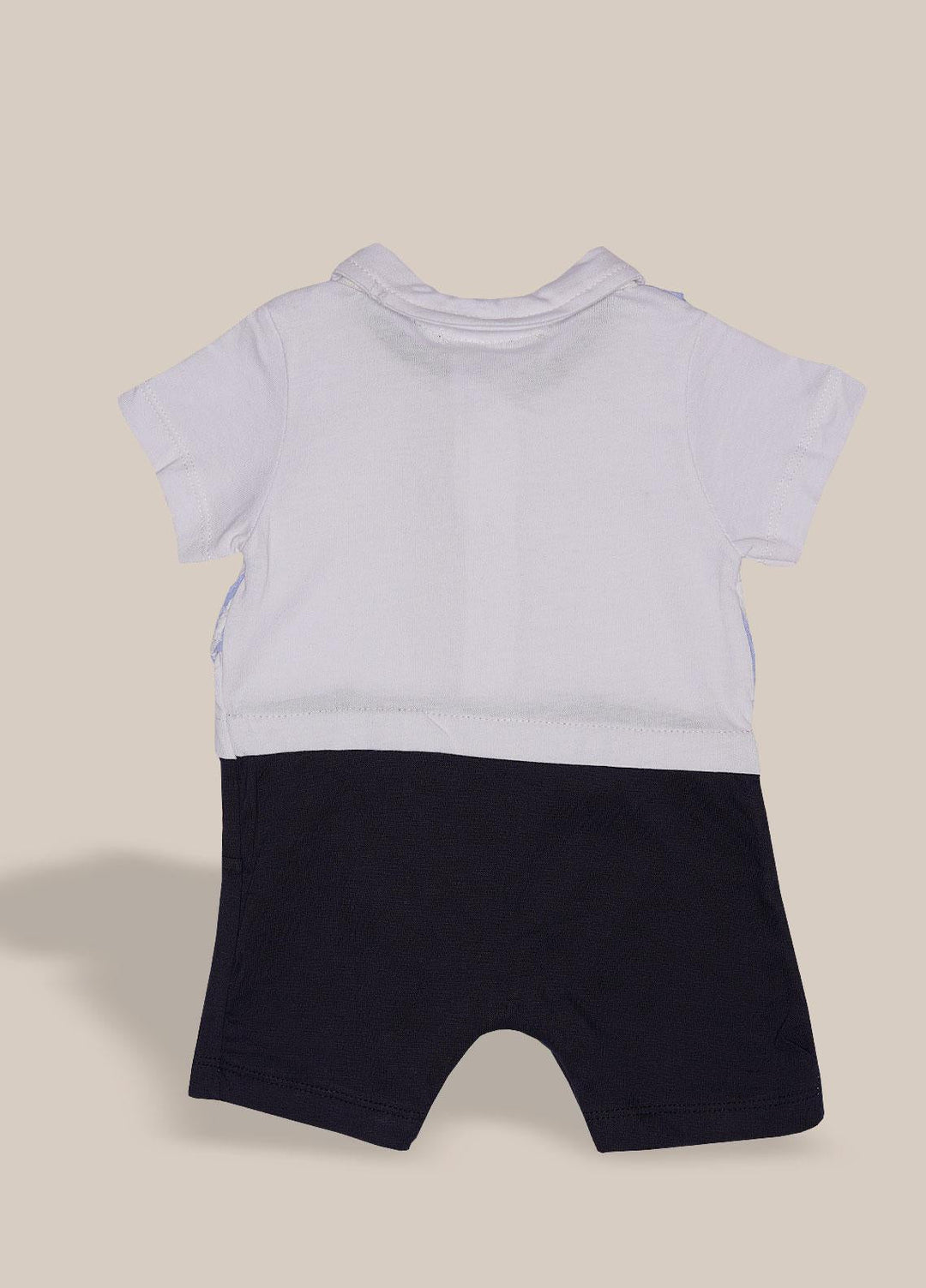 Sanaulla Exclusive Range  Fancy Romper for Boys -  351487 White