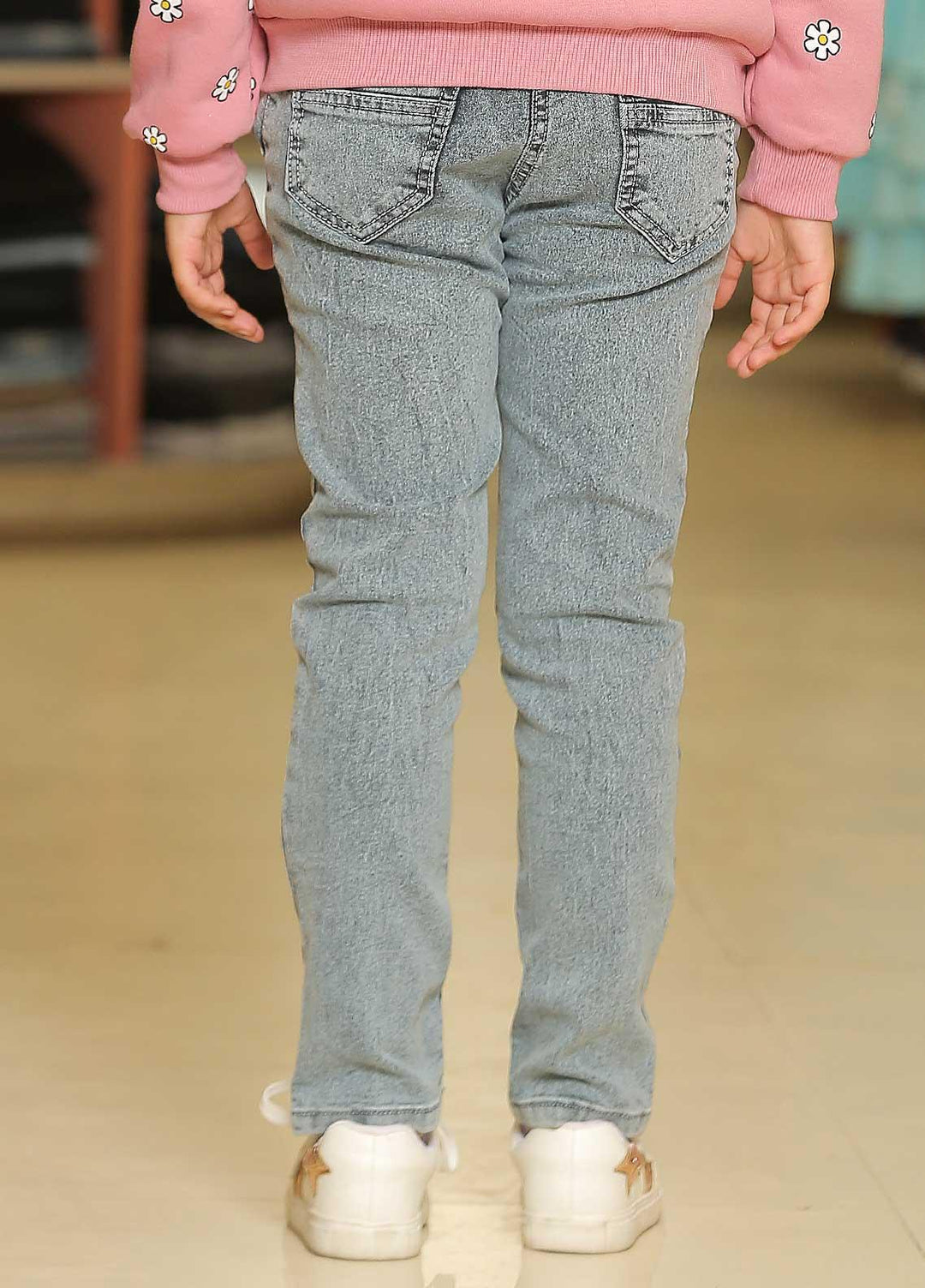 Sanaulla Exclusive Range  Casual Jeans for Girls -  341264 Light Blue