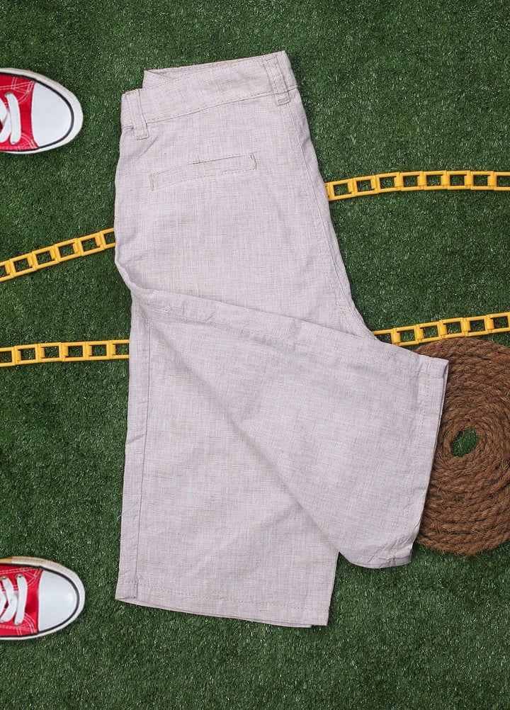 Sanaulla Exclusive Range Cotton Fancy Shorts for Boys -  544 Fawn