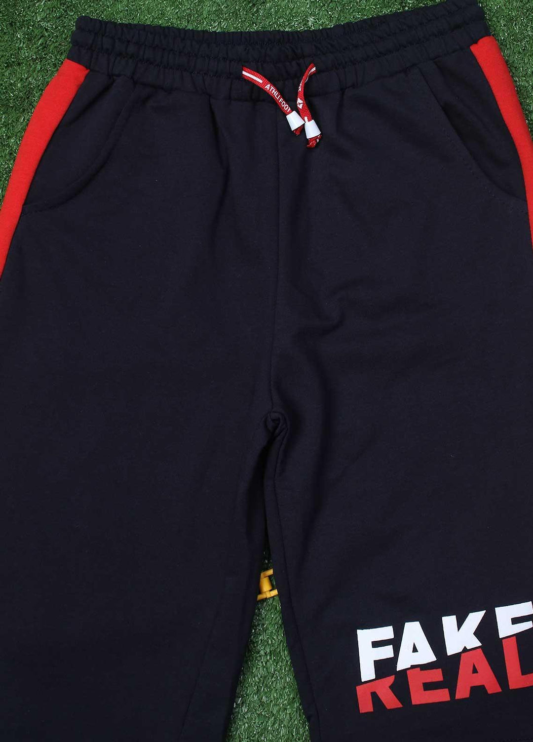 Sanaulla Exclusive Range Cotton Fancy Boys Shorts -  D-3021-2 Navy