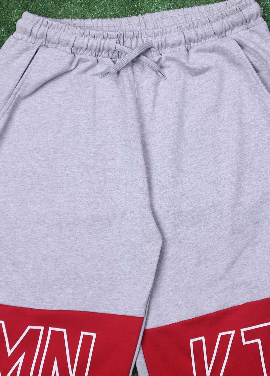 Sanaulla Exclusive Range Cotton Fancy Boys Shorts -  D-3083-2 Light Grey