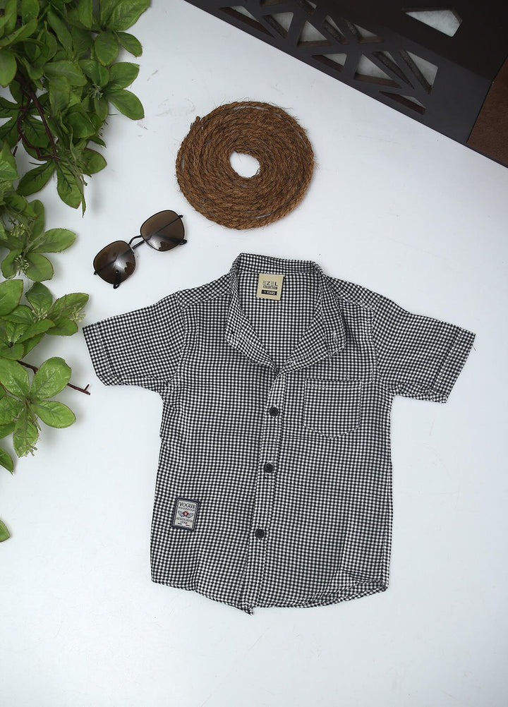 Sanaulla Exclusive Range Cotton Fancy Boys Shirts -  2028 Grey