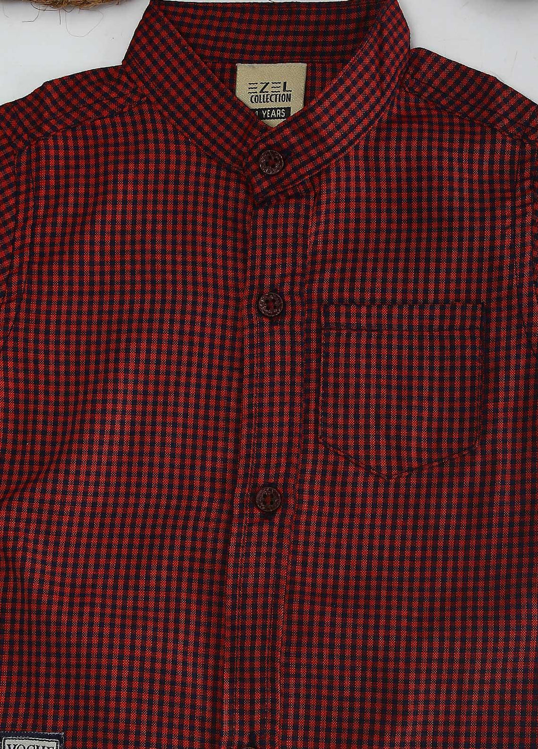 Sanaulla Exclusive Range Cotton Fancy Boys Shirts -  2028 Maroon
