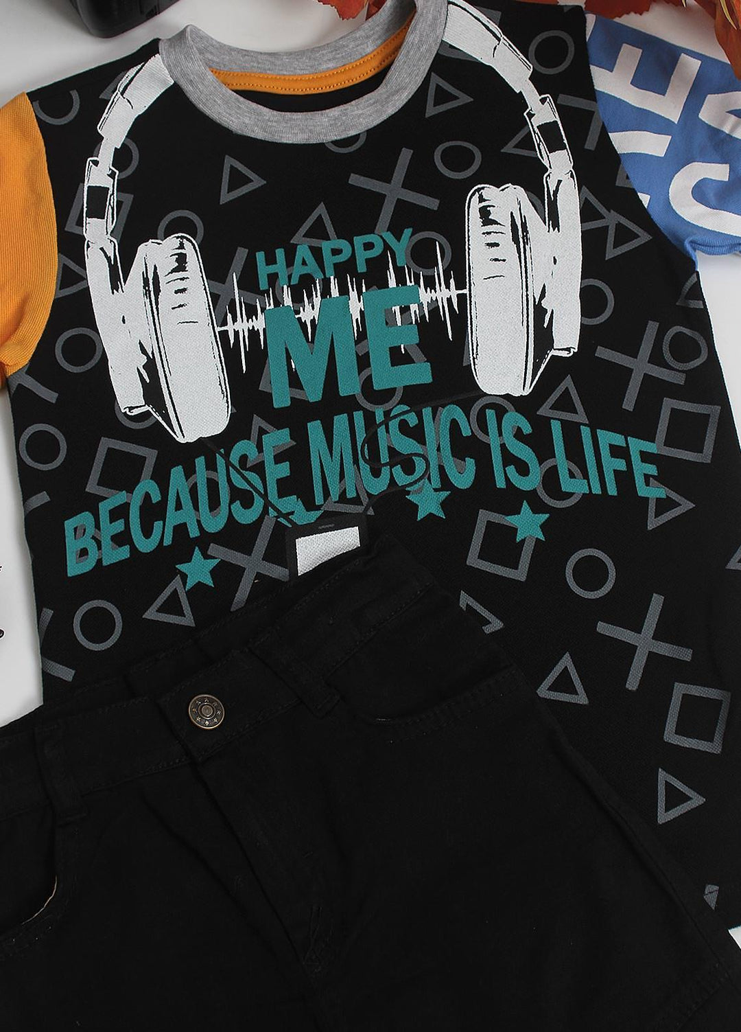 Sanaulla Exclusive Range Cotton Fancy Pret 2 Piece Suit for Boys -  2485 Navy Blue