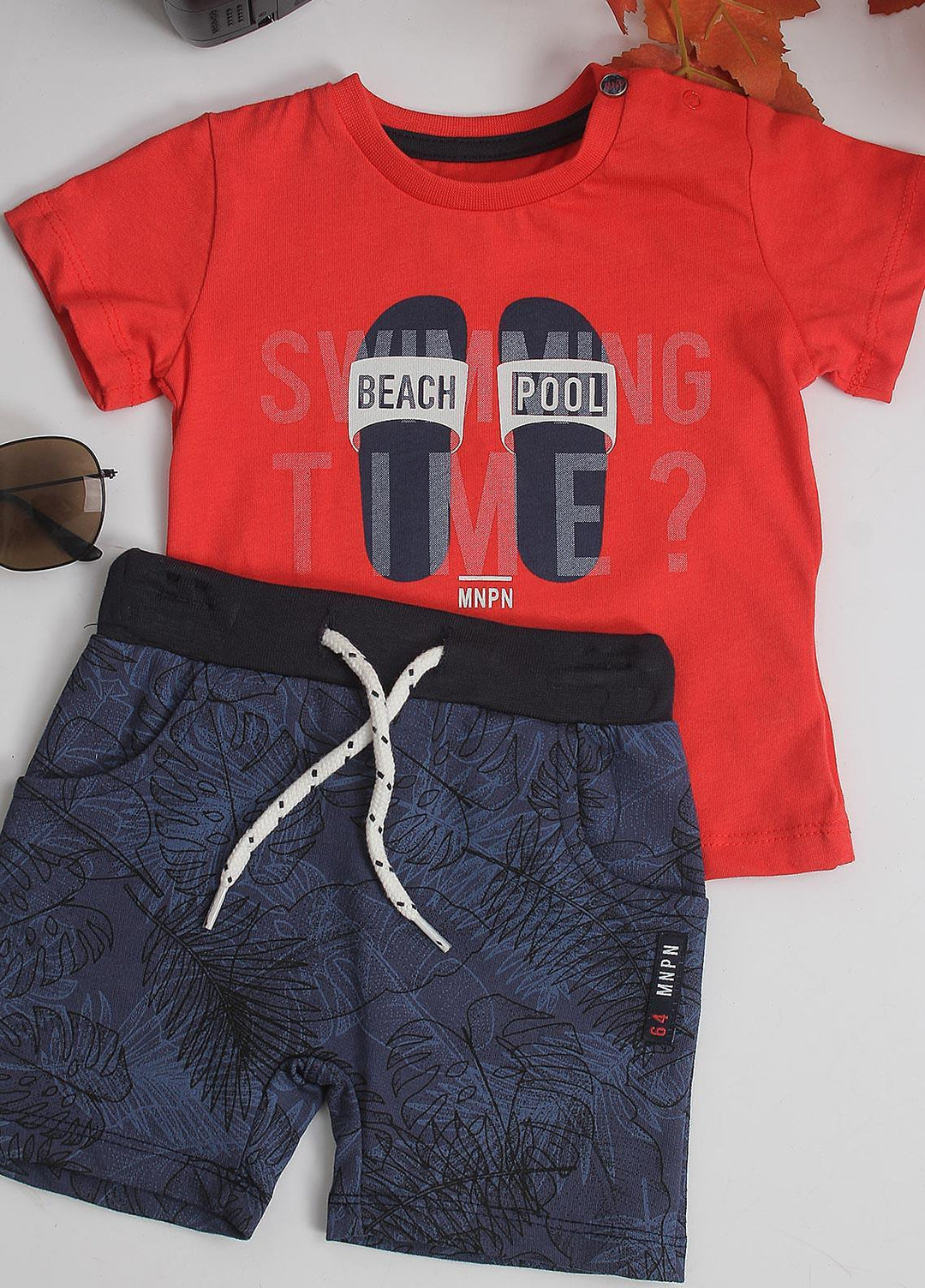 Sanaulla Exclusive Range Cotton Fancy Pret 2 Piece Suit for Boys -  3903 Orange