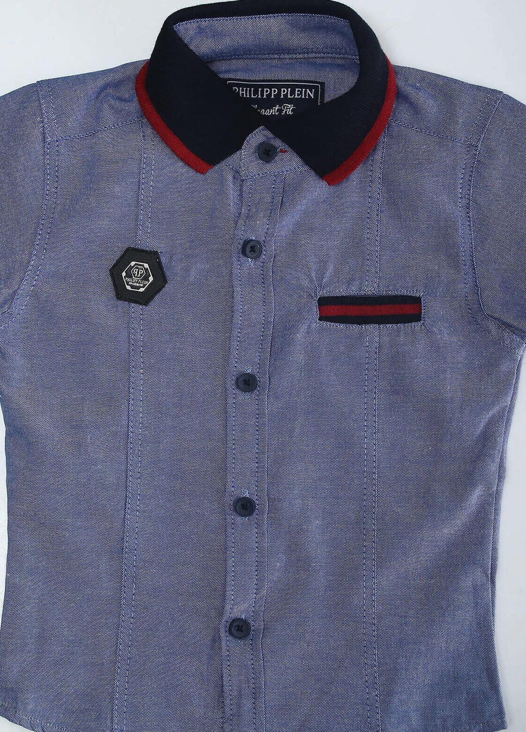 Sanaulla Exclusive Range Cotton Fancy Boys Shirts -  51 Blue