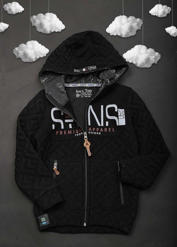 Sanaulla Exclusive Range Mix Casual Upper for Boys -  237-1 Black