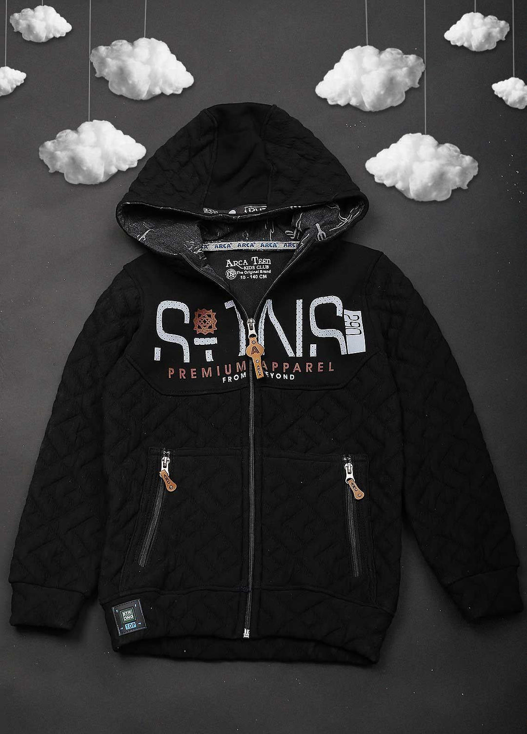 Sanaulla Exclusive Range Mix Casual Upper for Boys -  237-1 Black