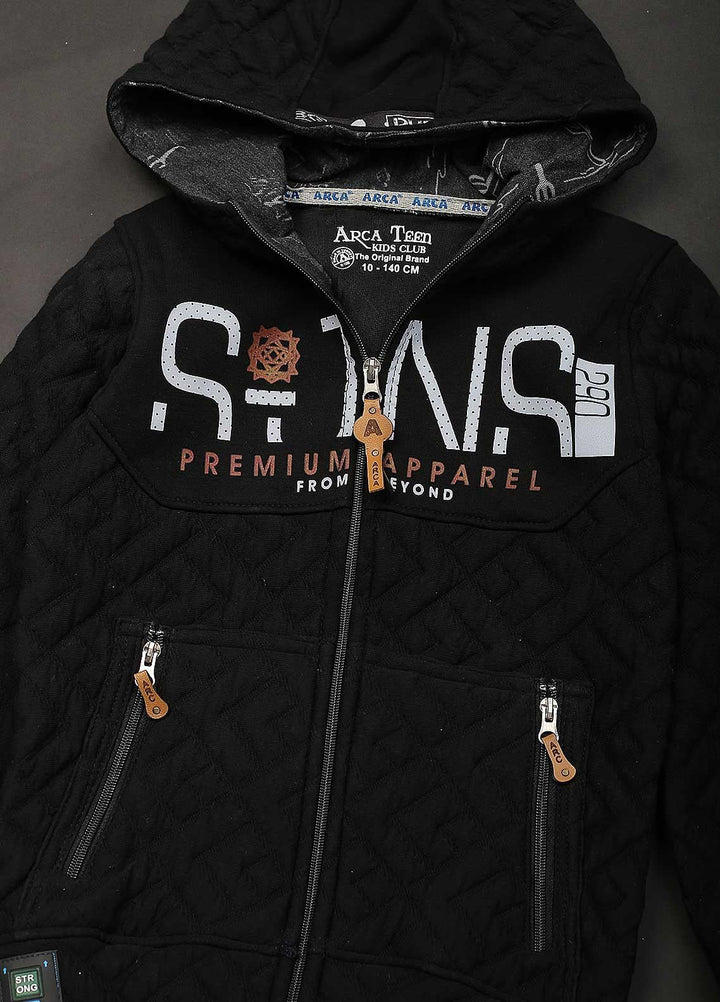 Sanaulla Exclusive Range Mix Casual Upper for Boys -  237-1 Black