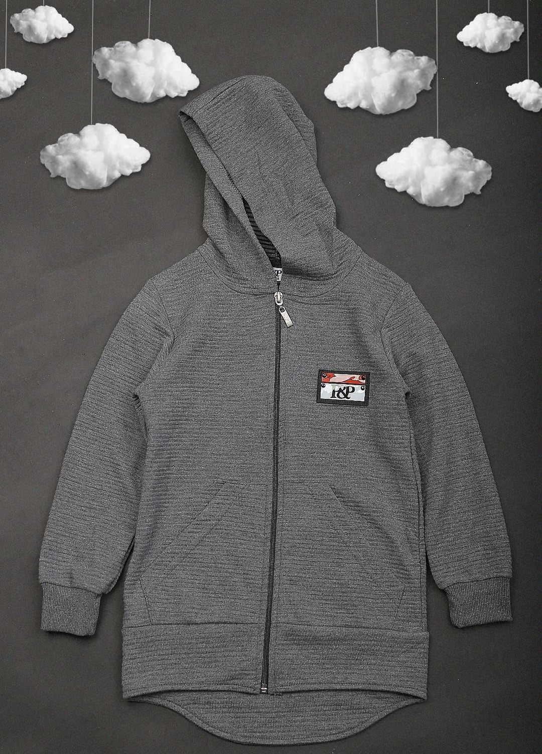 Sanaulla Exclusive Range Mix Casual Girls Upper -  2400 Grey