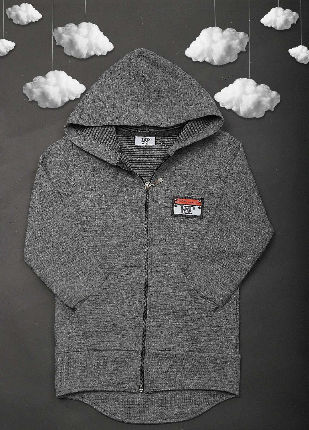 Sanaulla Exclusive Range Mix Casual Girls Upper -  2400 Grey