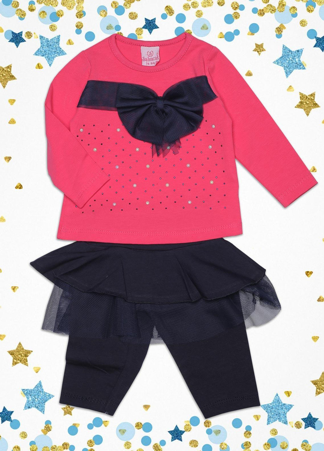 Sanaulla Exclusive Range  Fancy Girls Suit -  SU22KW  310017 Pink