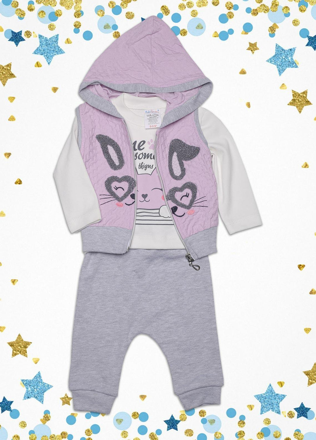 Sanaulla Exclusive Range  Fancy Girls Suit -  SU22KW  342962 purple