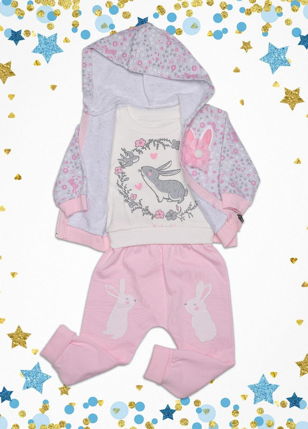 Sanaulla Exclusive Range  Fancy Girls Suit -  SU22KW  339960 Pink