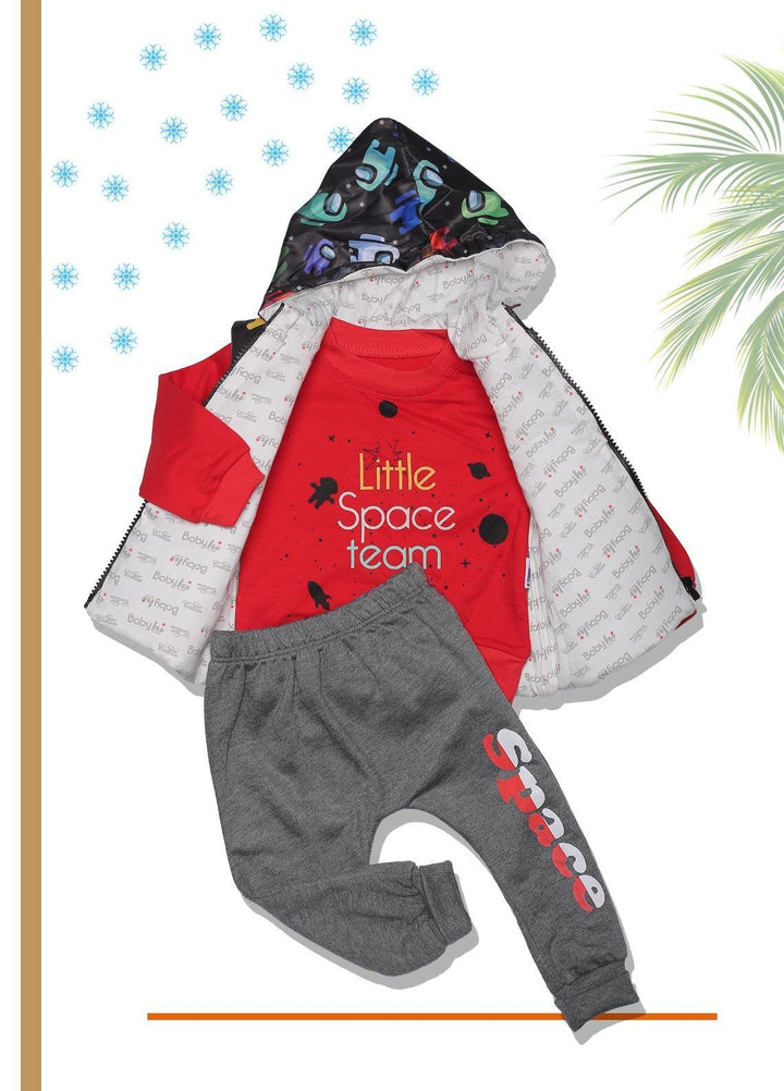 Sanaulla Exclusive Range  Fancy Boys Suit -  SU22KW  340730 Red