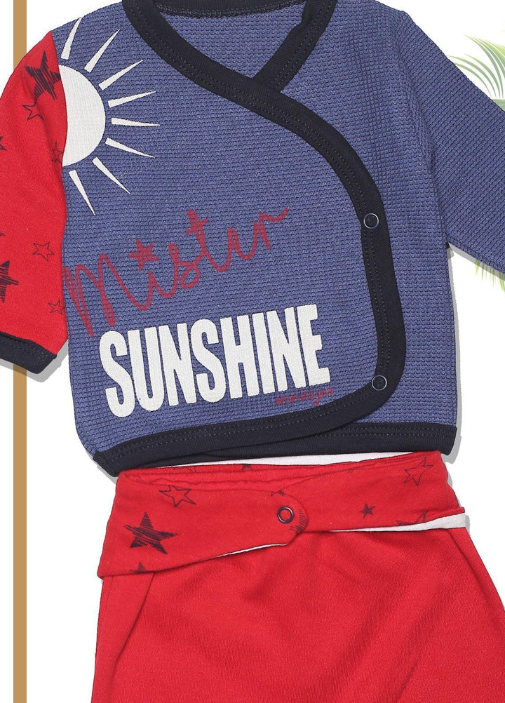 Sanaulla Exclusive Range  Fancy Boys Suit -  SU22KW 101753 Blue