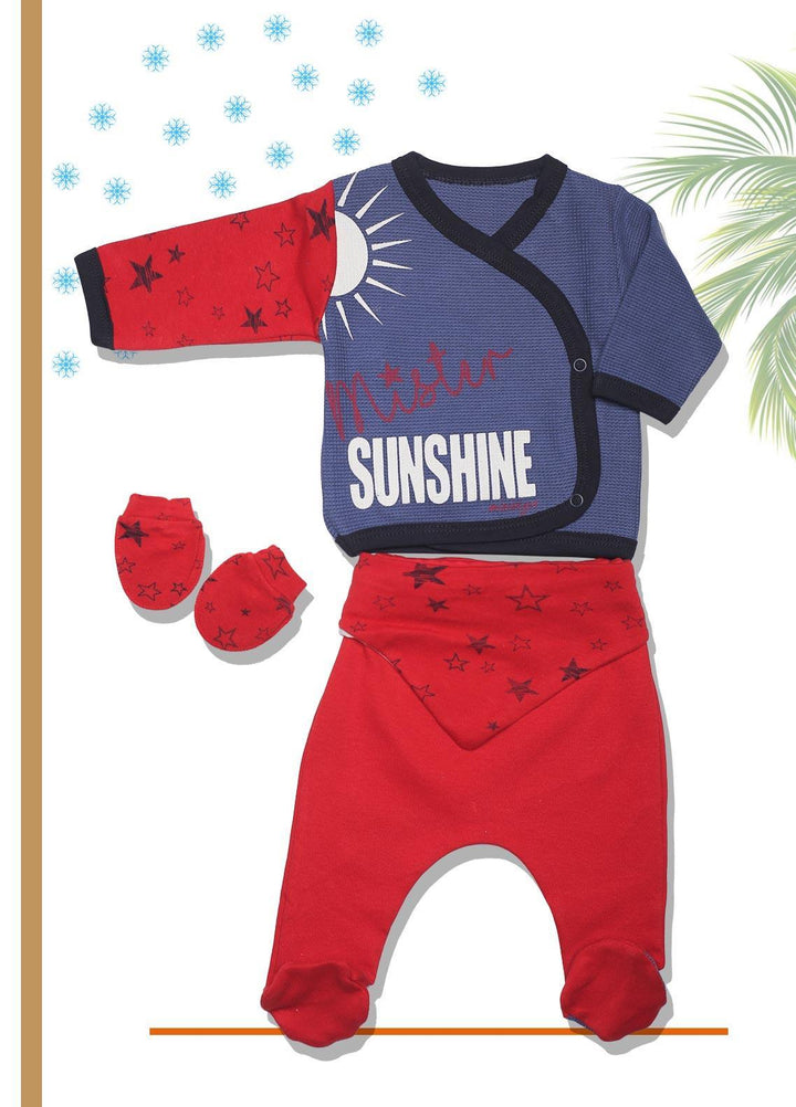 Sanaulla Exclusive Range  Fancy Boys Suit -  SU22KW 101753 Blue