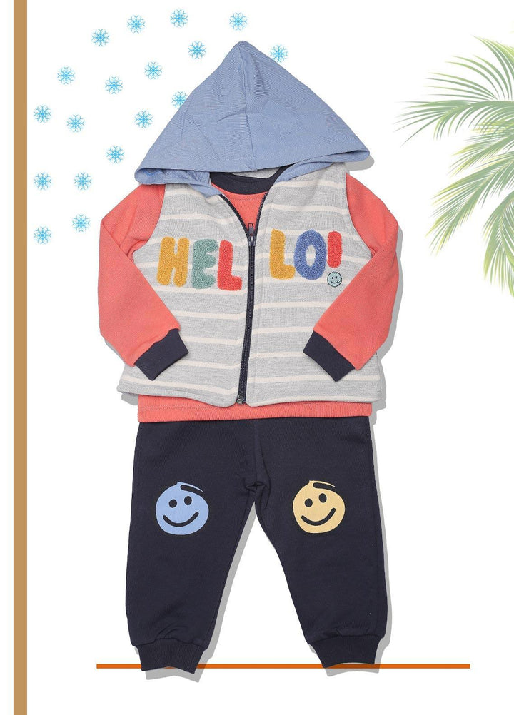 Sanaulla Exclusive Range  Fancy Suit for Boys -  SU22KW 1008500 Grey