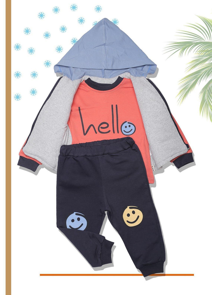 Sanaulla Exclusive Range  Fancy Suit for Boys -  SU22KW 1008500 Grey