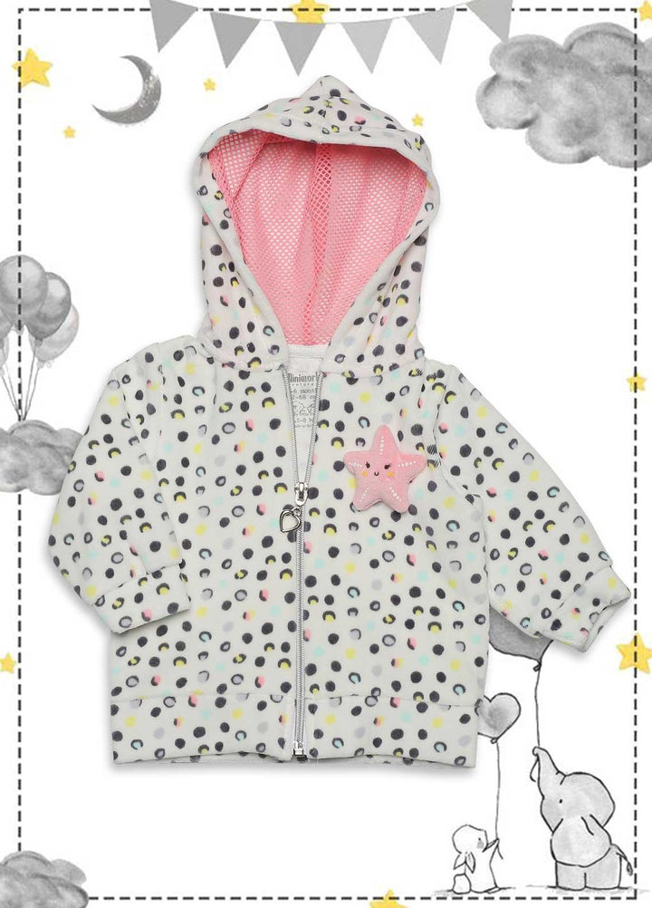 Sanaulla Exclusive Range  Fancy Kids Jacket -  127181 Off white