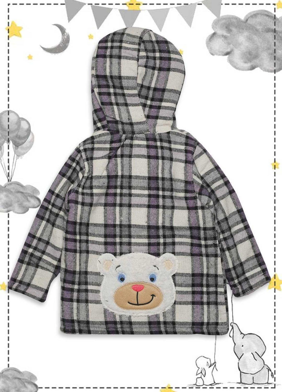 Sanaulla Exclusive Range  Fancy Kids Jacket -  342393 Dark Grey