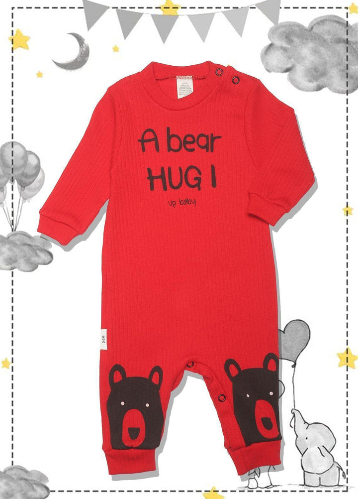 Sanaulla Exclusive Range  Fancy Boys Romper -  SU22KW 342733 Red