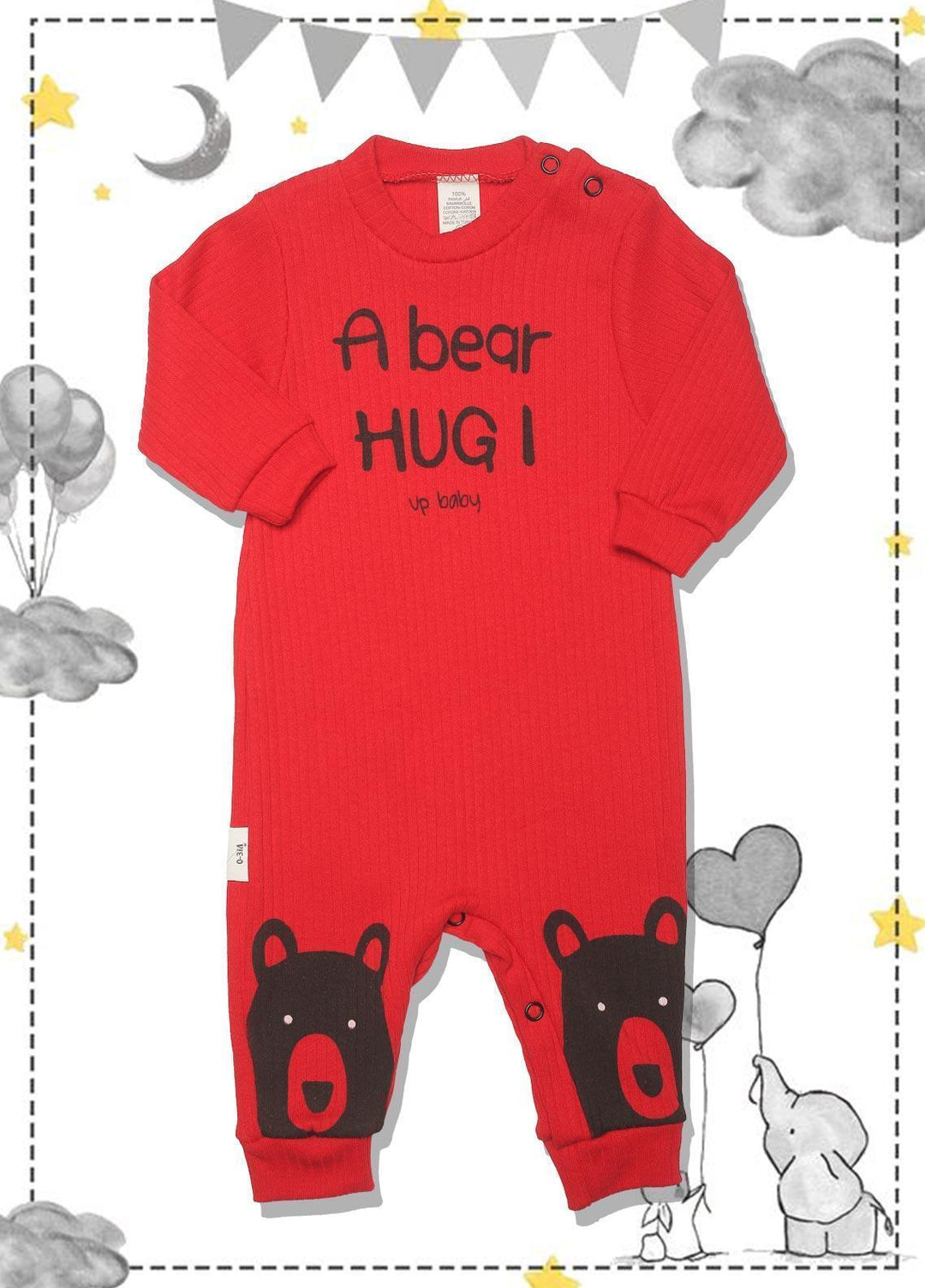 Sanaulla Exclusive Range  Fancy Boys Romper -  SU22KW 342733 Red