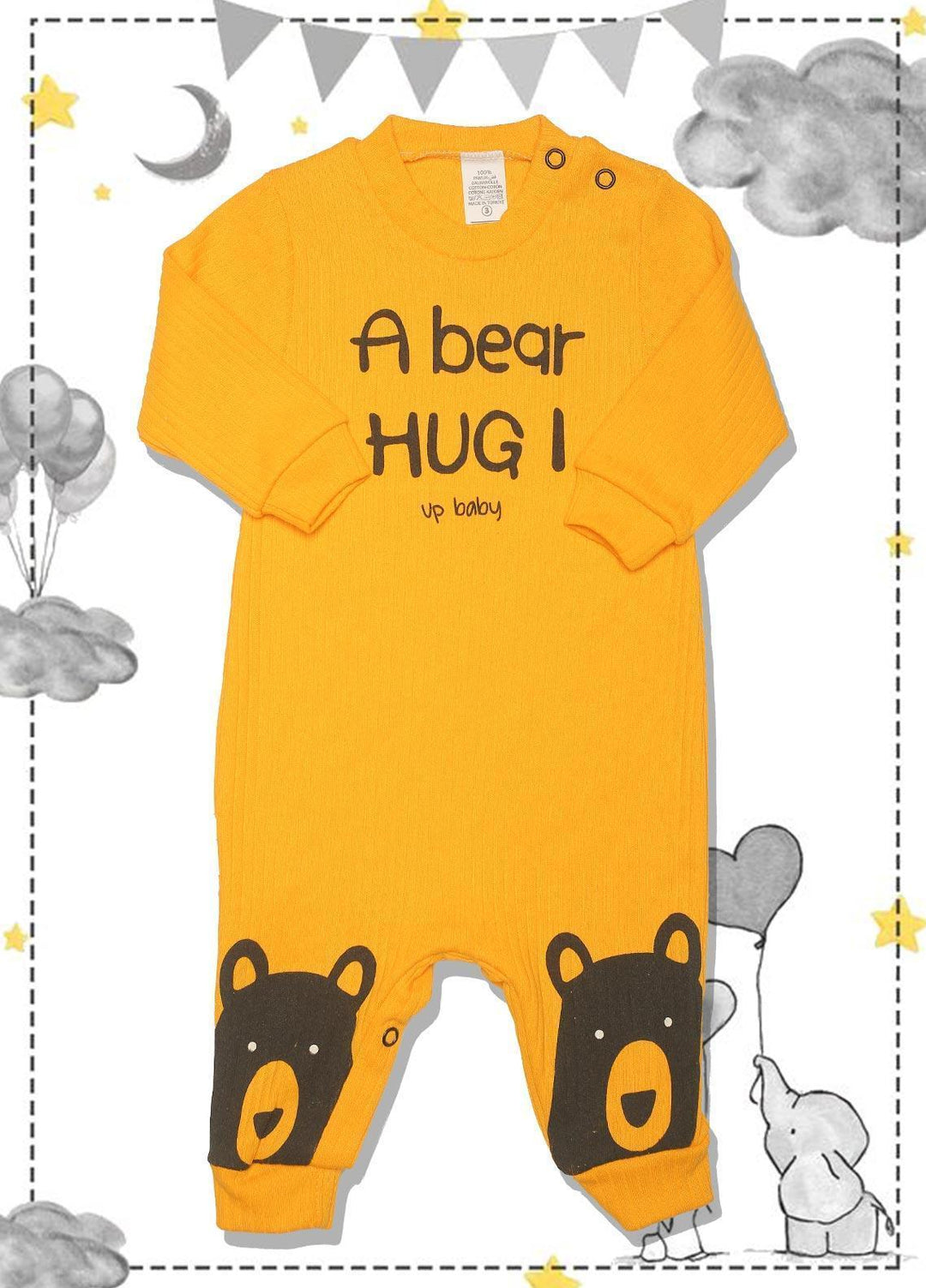 Sanaulla Exclusive Range  Fancy Romper for Boys -  SU22KW 342733 Yellow