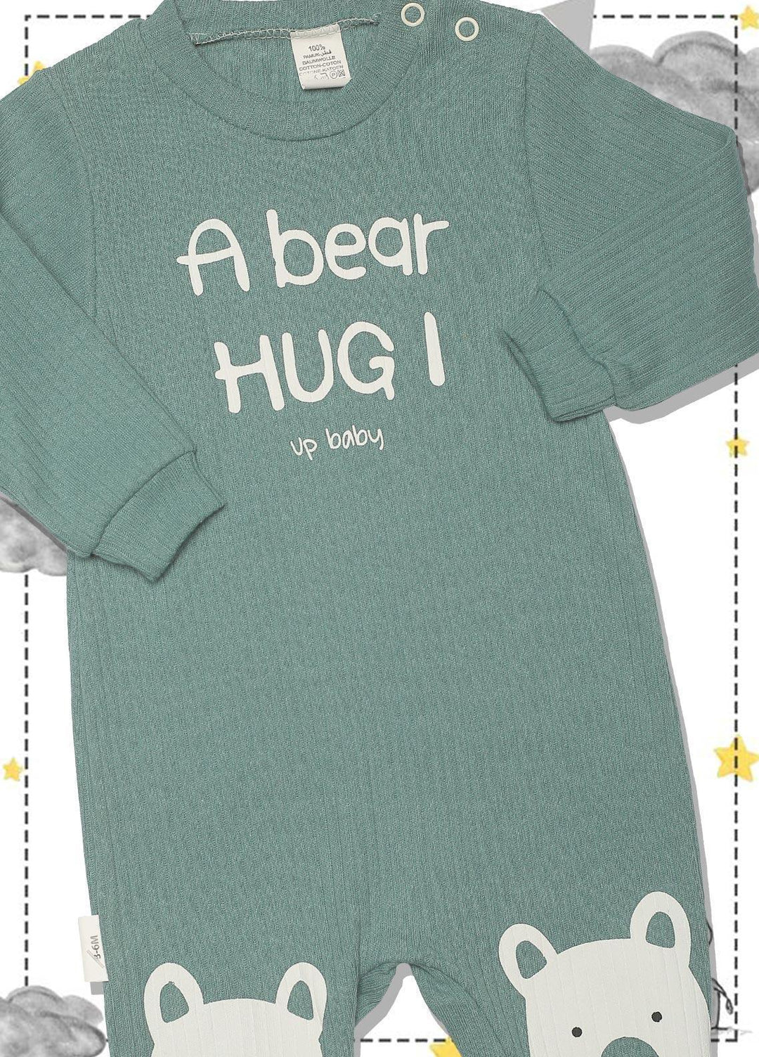 Sanaulla Exclusive Range  Fancy Boys Romper -  SU22KW 342733 Green