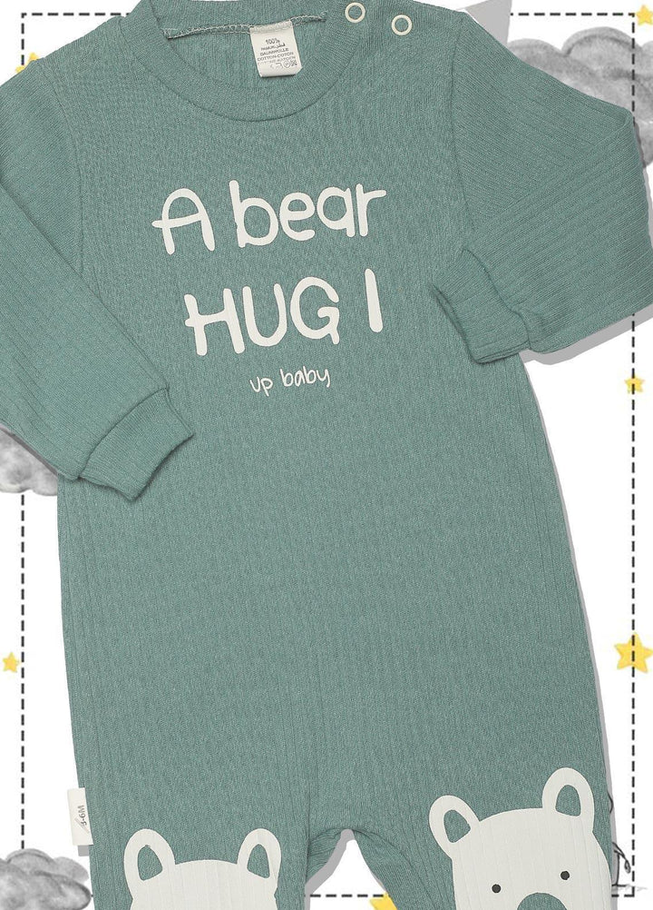 Sanaulla Exclusive Range  Fancy Boys Romper -  SU22KW 342733 Green