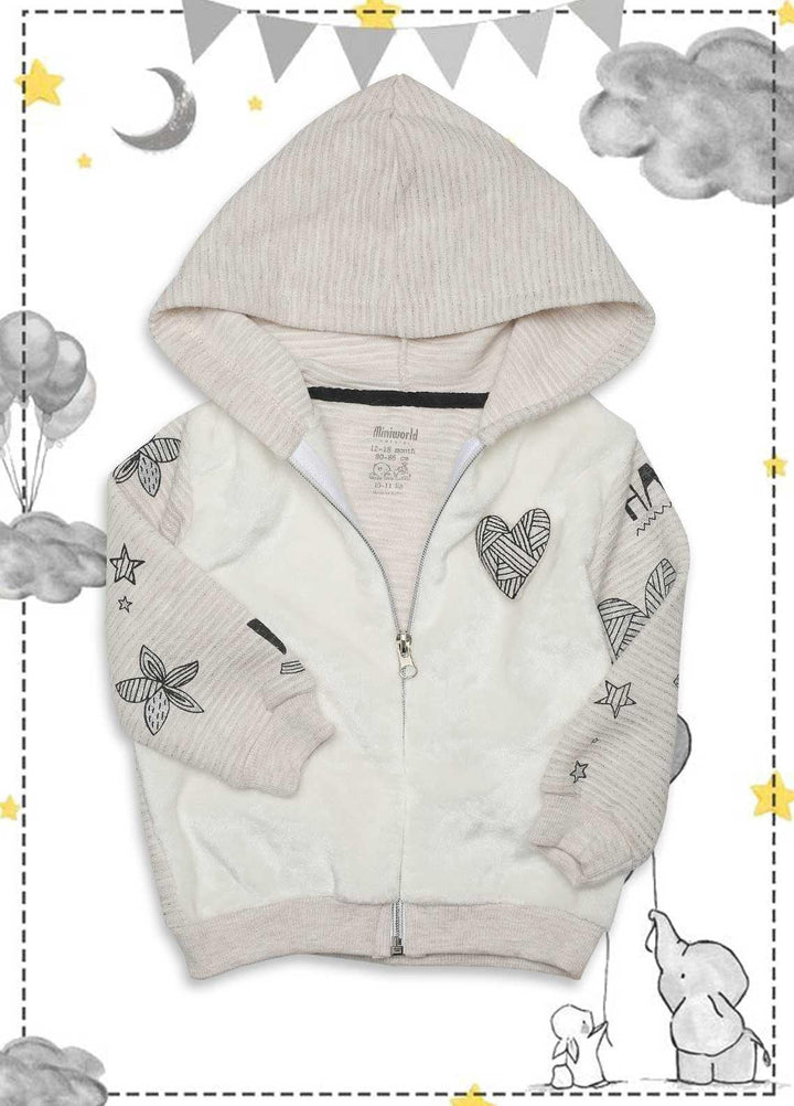 Sanaulla Exclusive Range  Fancy Kids Jacket -  124339 Beige