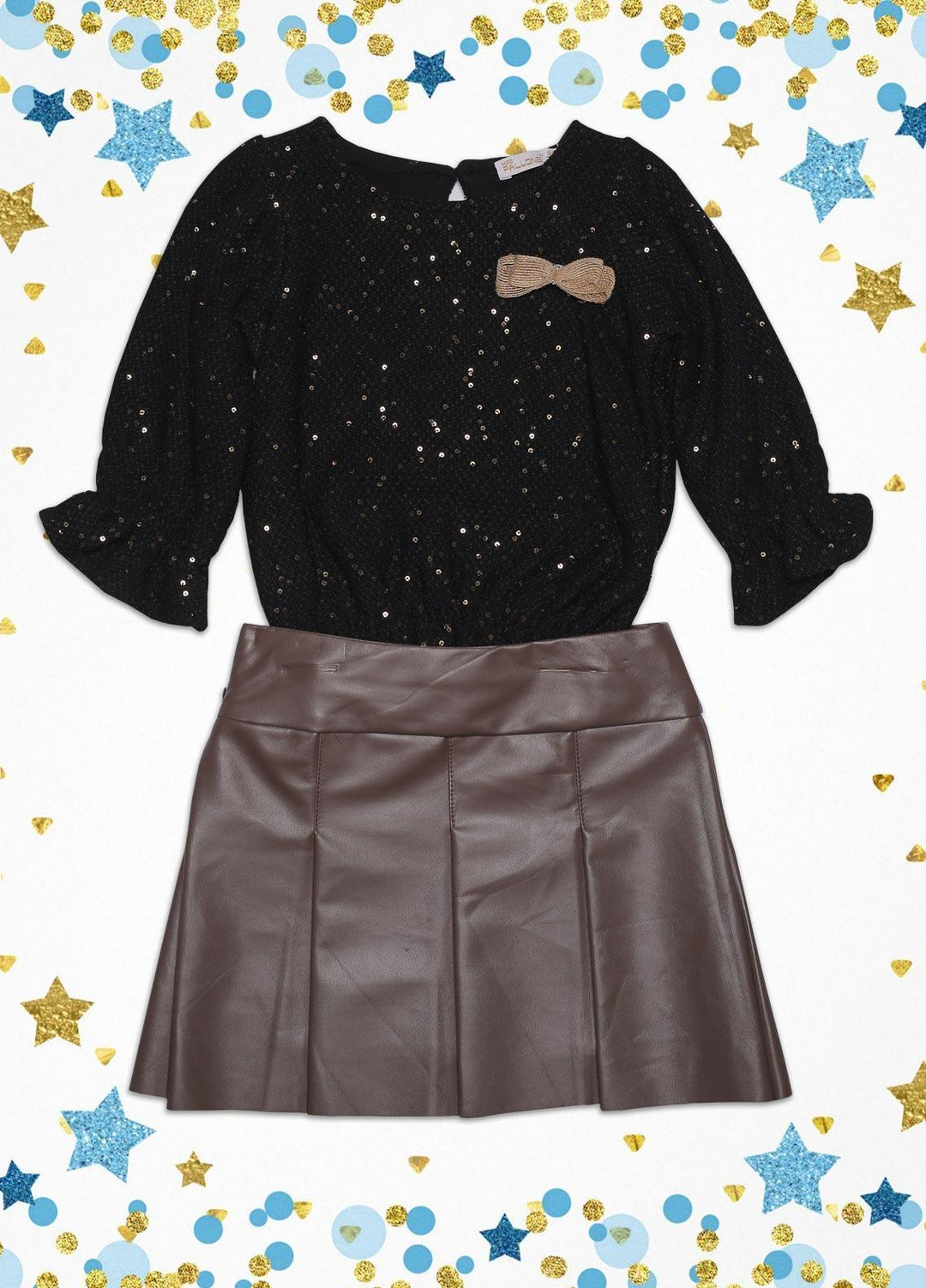 Sanaulla Exclusive Range  Fancy Suit for Girls -  SU22KW 333333 Black