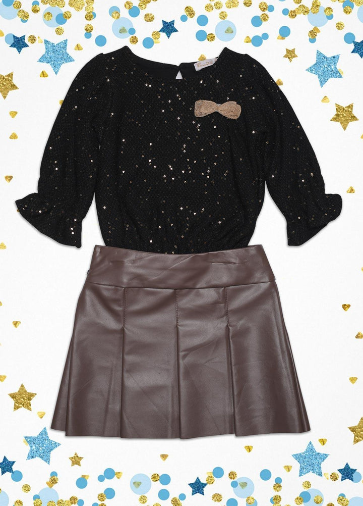 Sanaulla Exclusive Range  Fancy Suit for Girls -  SU22KW 333333 Black