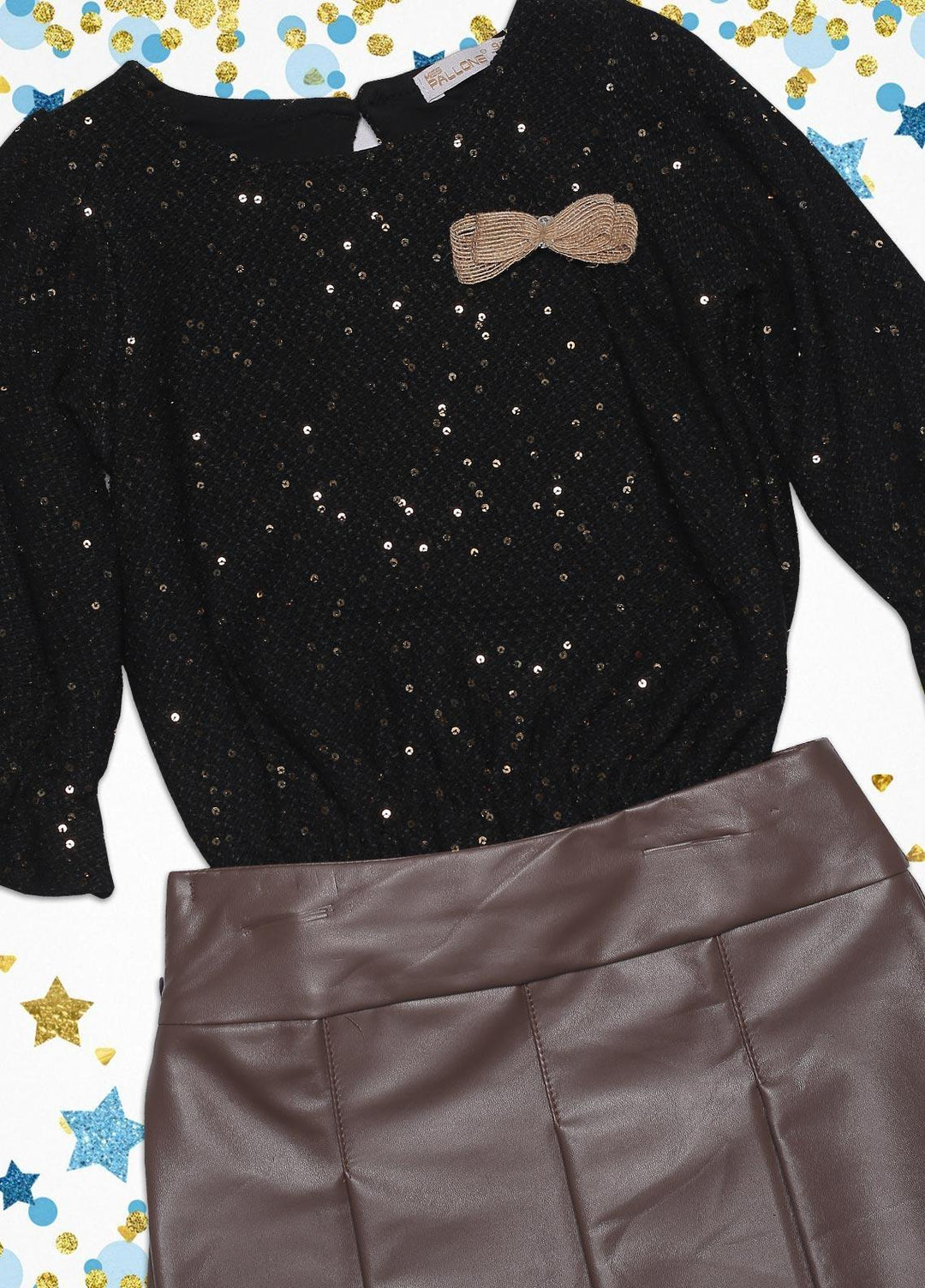 Sanaulla Exclusive Range  Fancy Suit for Girls -  SU22KW 333333 Black