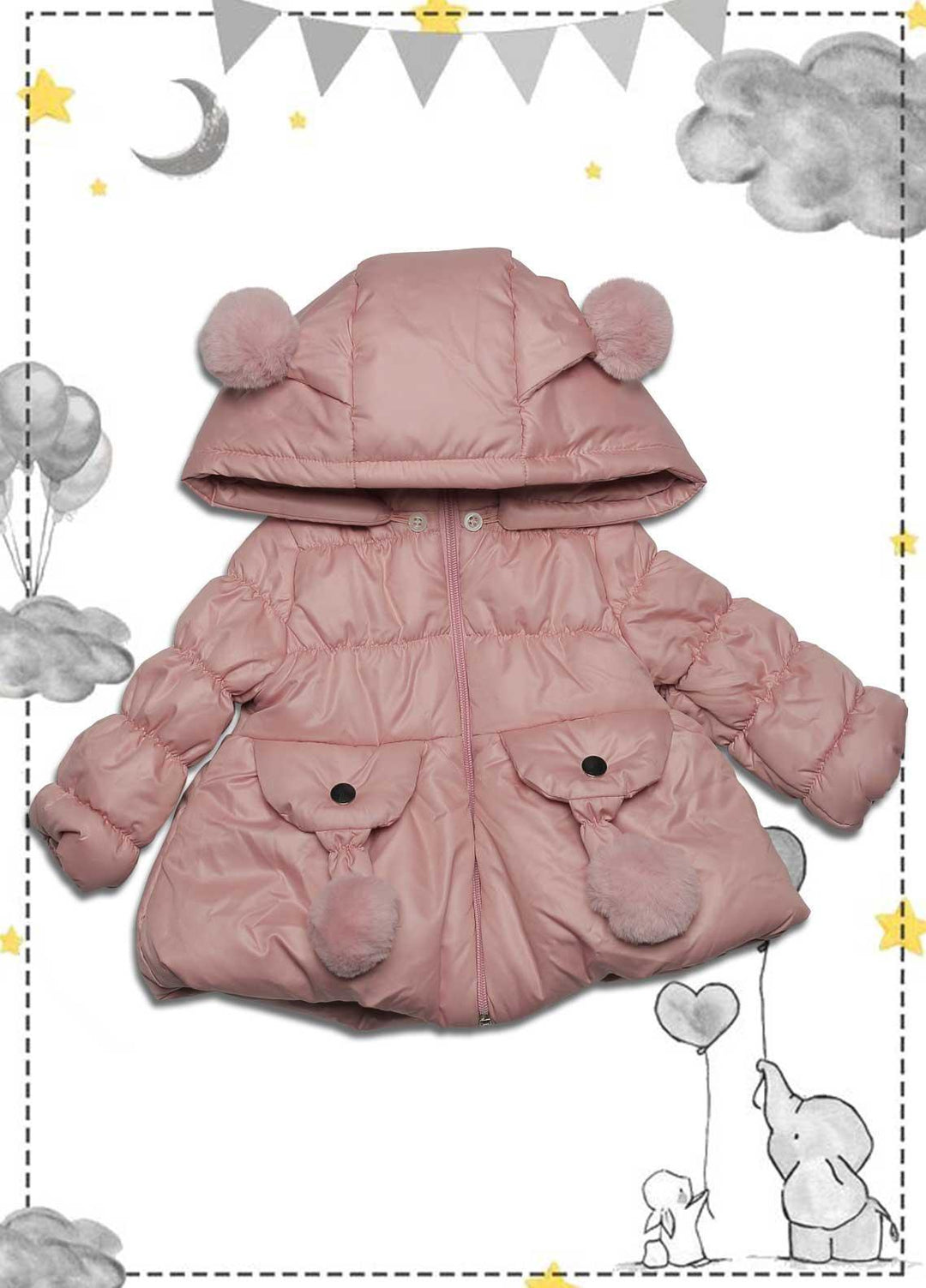 Sanaulla Exclusive Range  Fancy Kids Jacket -  340691 Light Pink