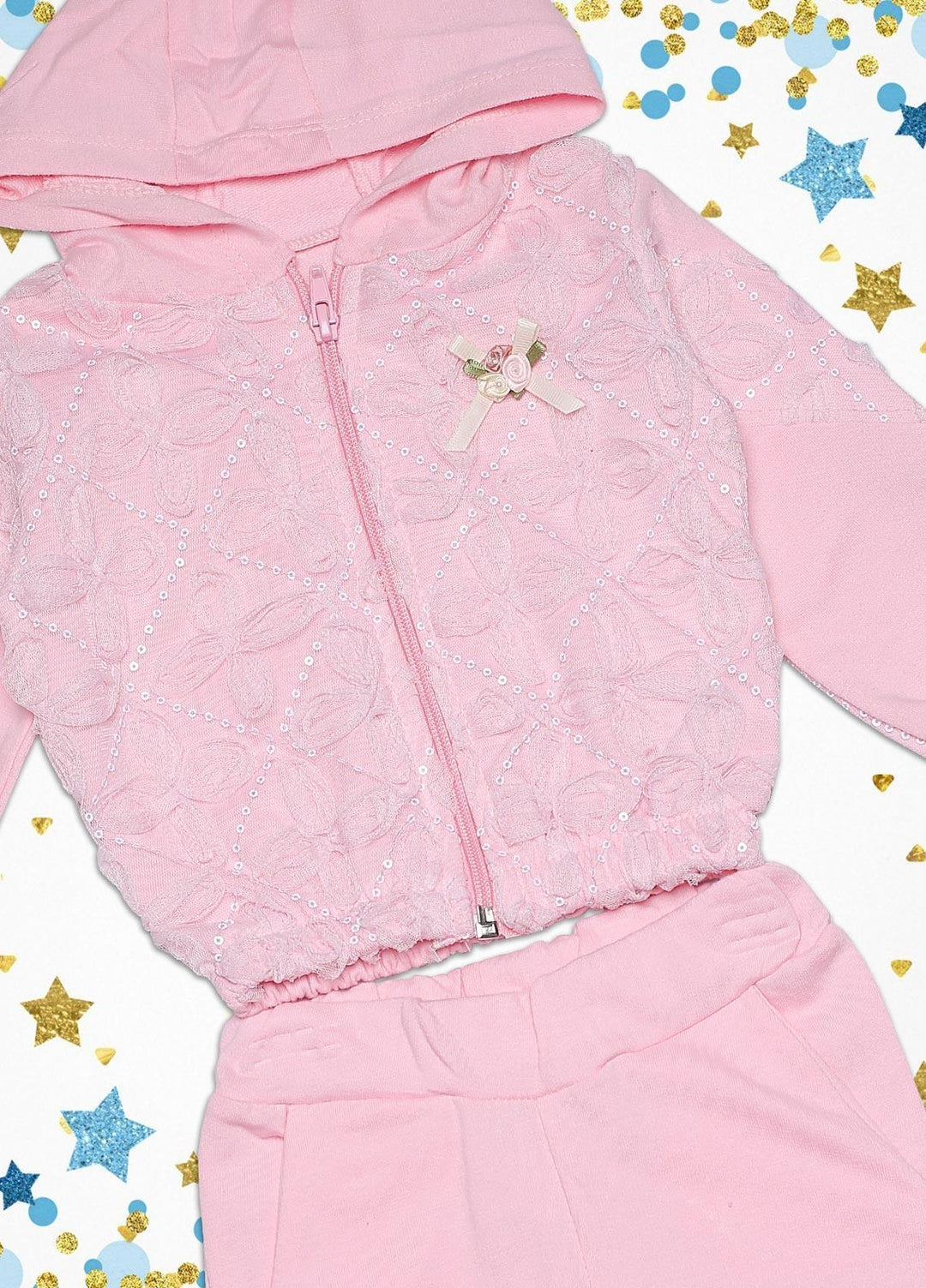 Sanaulla Exclusive Range  Fancy Kids Suit -  SU22KW 332774 Pink