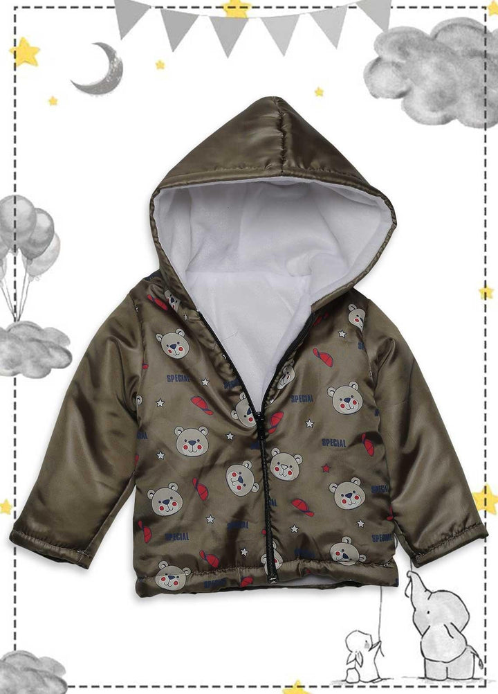 Sanaulla Exclusive Range  Fancy Jacket for Kids -  340809 Green