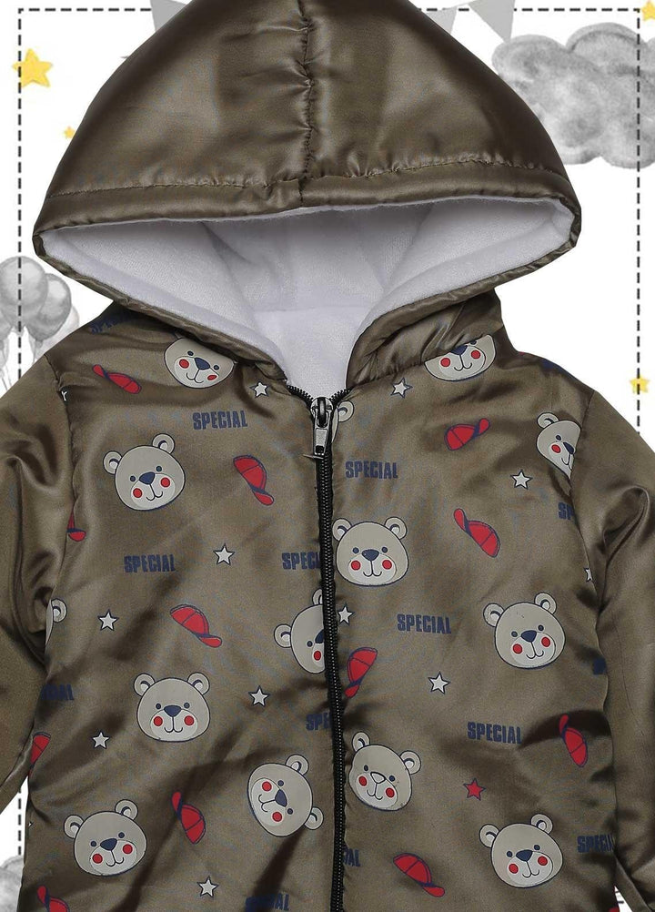 Sanaulla Exclusive Range  Fancy Jacket for Kids -  340809 Green